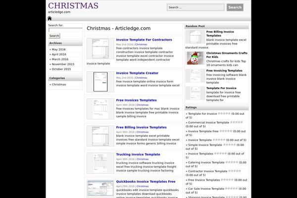 Do’a Ibu theme site design template sample