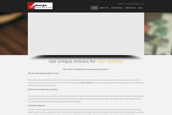 Grepfrut theme site design template sample