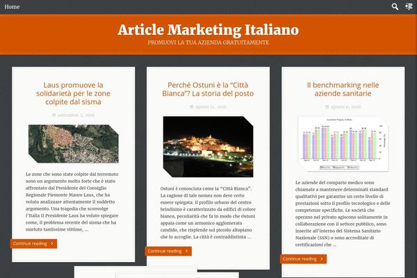 Cara theme site design template sample
