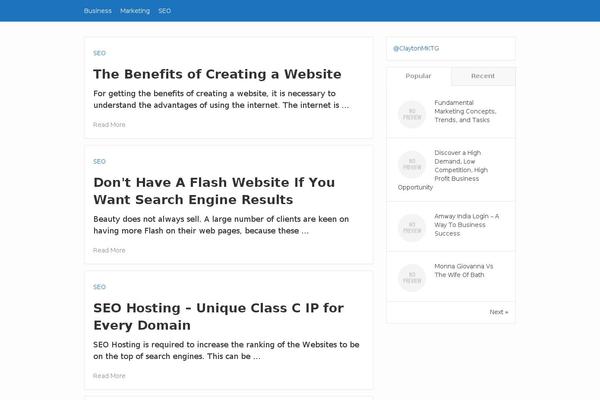 Mts_myblog theme site design template sample