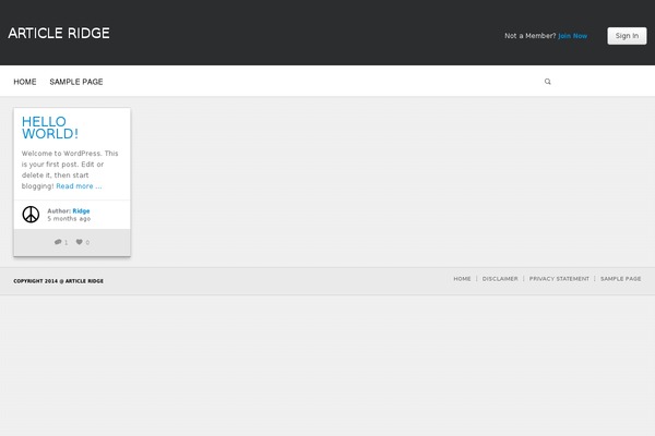 Pressgrid theme site design template sample