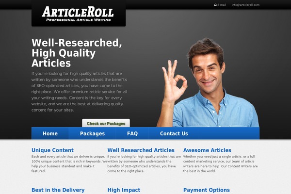 Adora theme site design template sample
