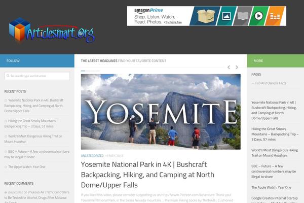 Mission News theme site design template sample