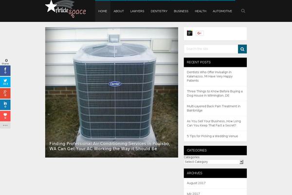 MagXP theme theme site design template sample