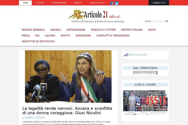 articolo21.org site used Revant-a21