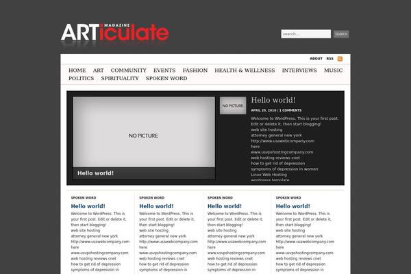 Yamidoo theme site design template sample