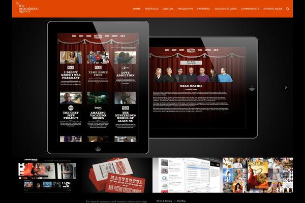 Cms theme site design template sample