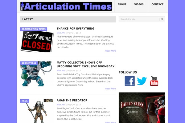 articulationtimes.com site used Point