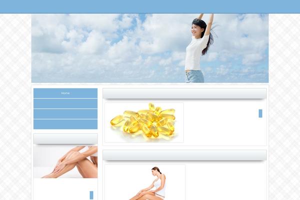 Green theme site design template sample