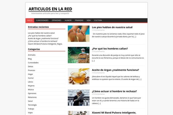 MH Magazine lite theme site design template sample