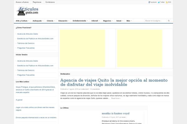 Daily theme site design template sample