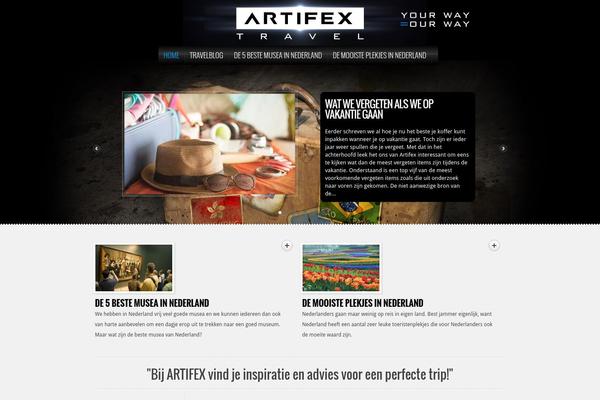 Feather theme site design template sample