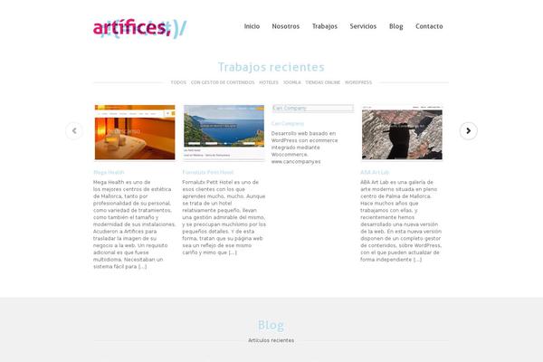 Site using Sociable plugin
