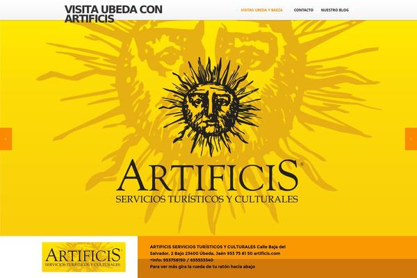 artificis.com site used Scroller