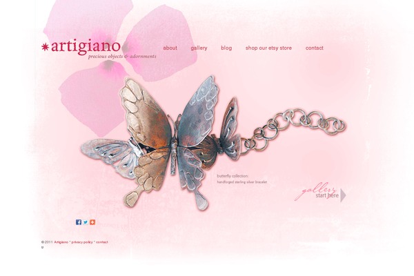 artigianojewelbox.com site used Artigiano