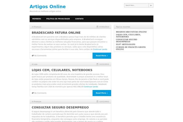 Yume theme site design template sample