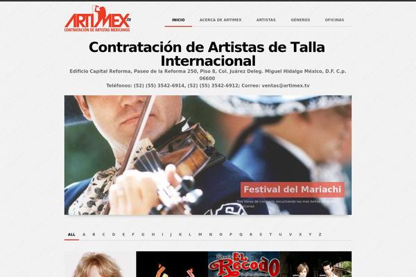 Nemesis theme site design template sample