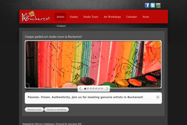 eGallery theme site design template sample