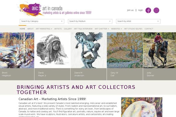 Aic theme site design template sample