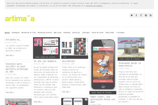 Gridly theme site design template sample