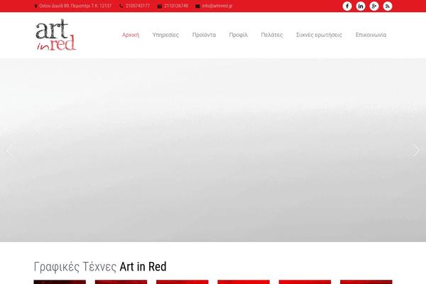 Scalia theme site design template sample