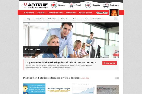 Finesse theme site design template sample