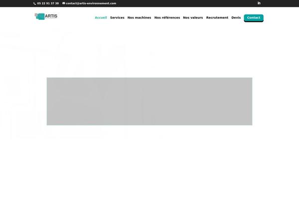 artis-environnement.com site used Divi-community