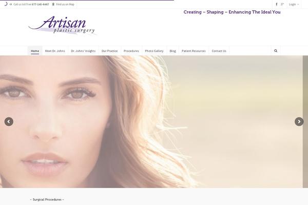 Highend theme site design template sample