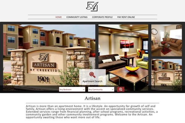artisanapts.com site used Artisan