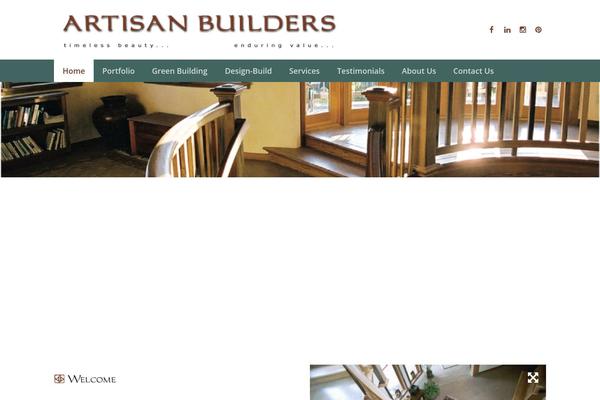 Impreza theme site design template sample