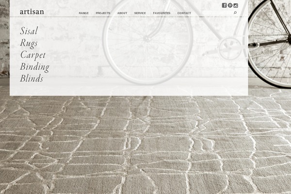 Artisan theme site design template sample