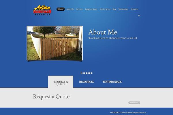 Nova theme site design template sample