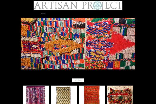 Artisan theme site design template sample