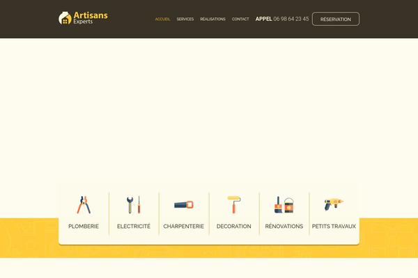 artisans-experts.fr site used Handyman-services