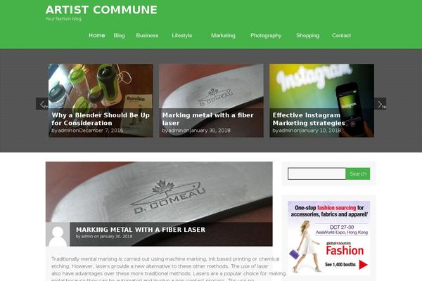 Workflow theme site design template sample