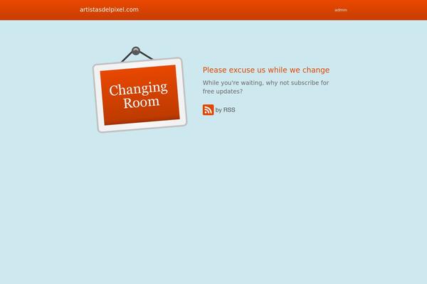 Changing-room theme site design template sample