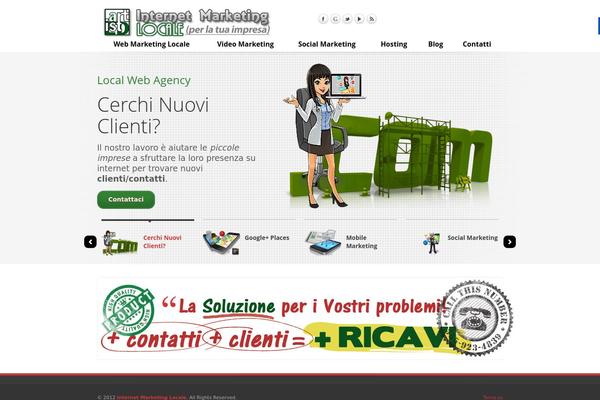 Caffeine theme site design template sample