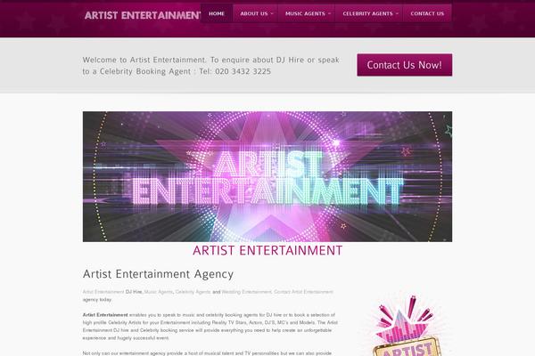 inFocus theme site design template sample