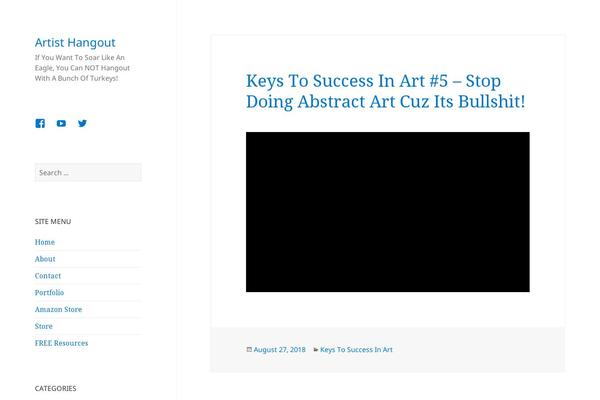 artisthangout.com site used Twenty-fifteen-child