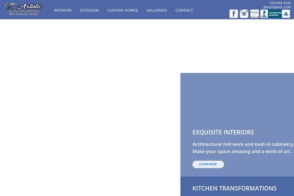 artistic-contracting.com site used Sparkling-child