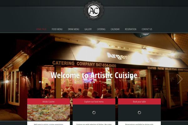 Linguini theme site design template sample