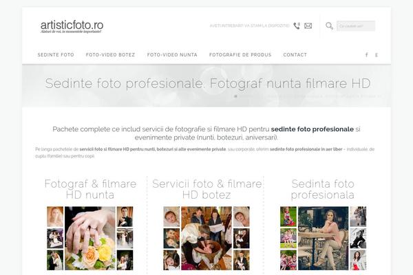 Agility theme site design template sample