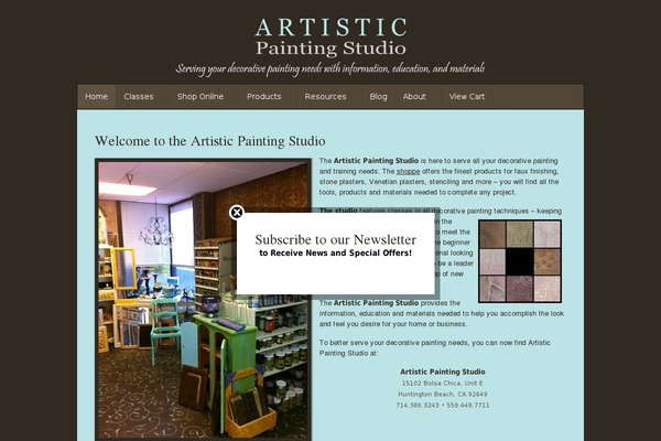 Canvas theme site design template sample