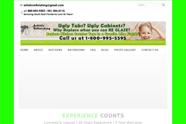 Terra theme site design template sample