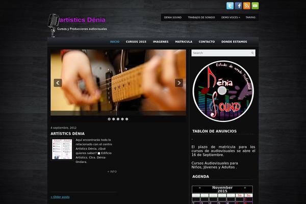 Denitto theme site design template sample