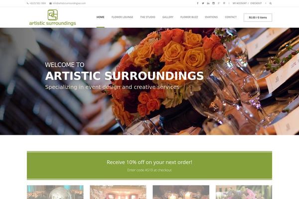 Lotus Flower theme site design template sample