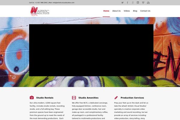 Frisco theme site design template sample