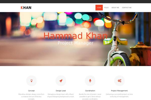 River theme site design template sample