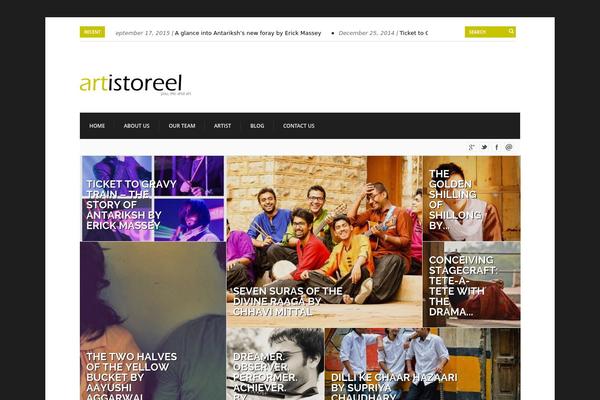 Columns theme site design template sample