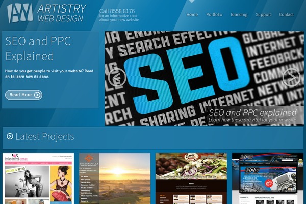 Metropolis theme site design template sample